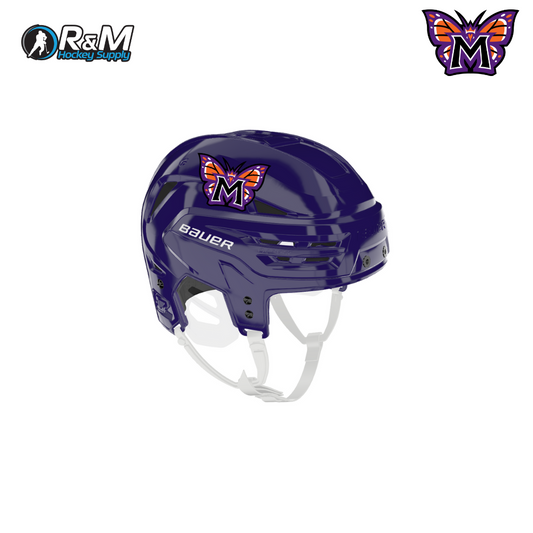 South Jersey Monarchs Bauer RE-AKT 90 Custom Helmet