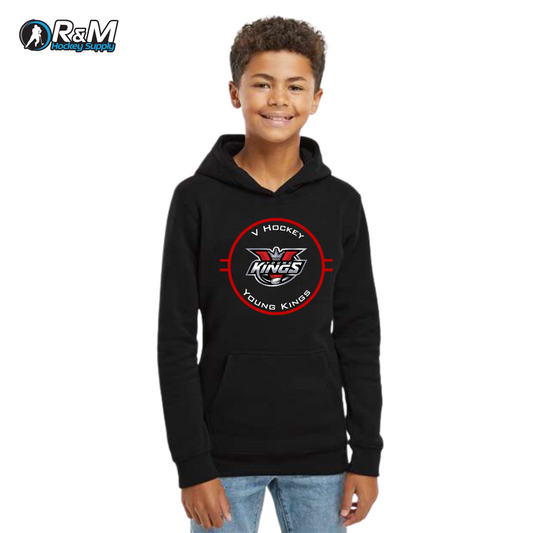 V Hockey Young Kings Faceoff Youth J-America Hoodie